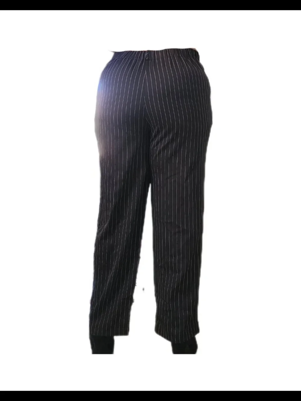 Shein Relaxed Fit Pinstriped Dress Pants